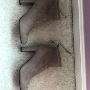 Unisa Brown heeled booties